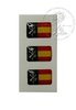Adhesivo bandera España Legion volumen mini x 3